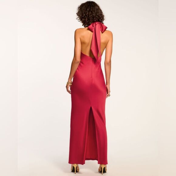 Ramy Brook Tatiana Halter Maxi Dress Sz 6 NWT - Picture 4 of 7